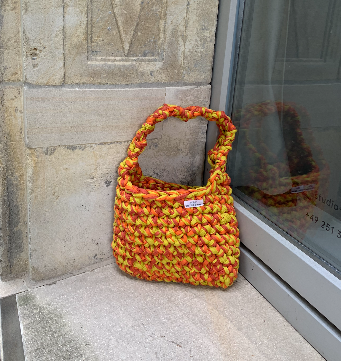 recycled yarn bag