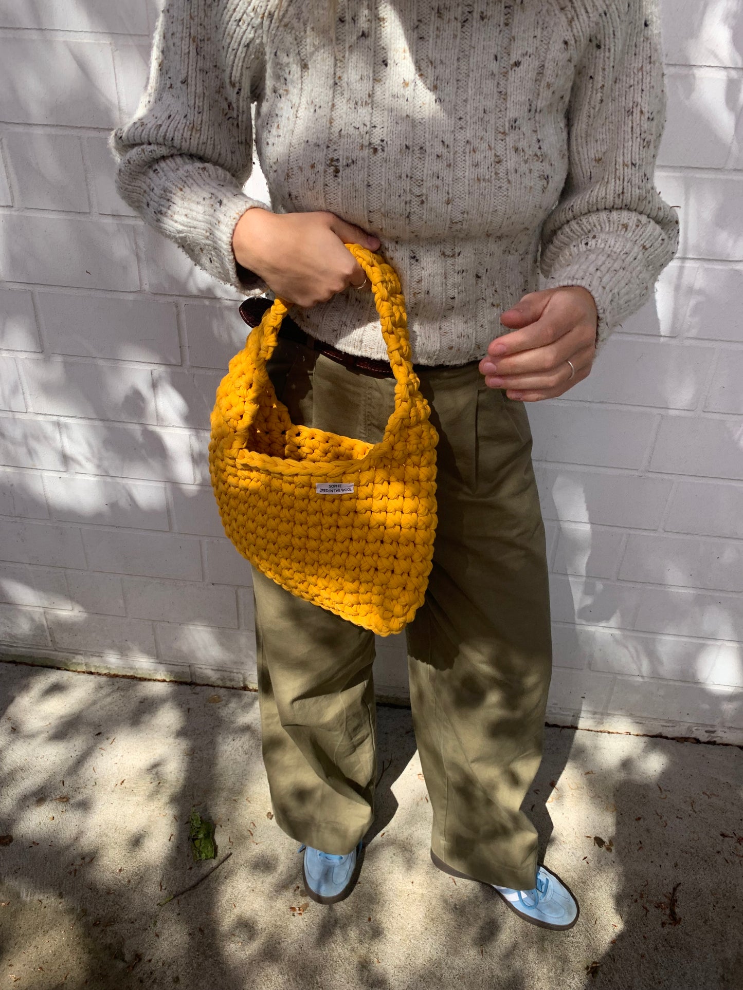 Recycled yarn bag