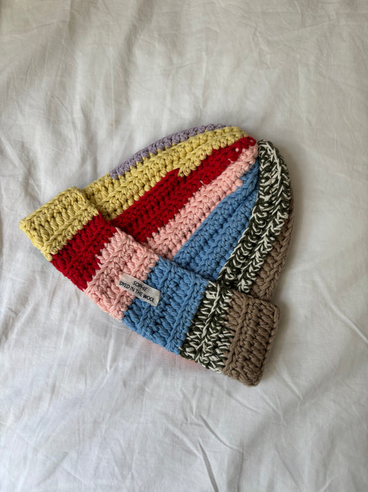 rainbow beanie