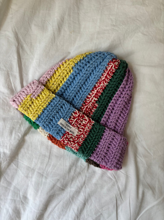 rainbow beanie
