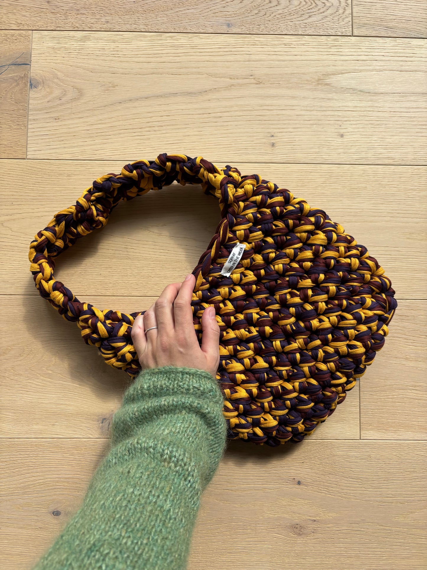recycled yarn bag