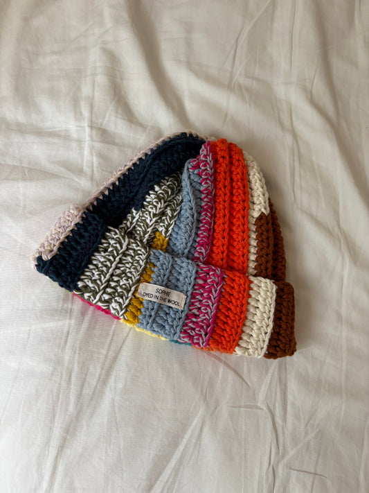 rainbow beanie