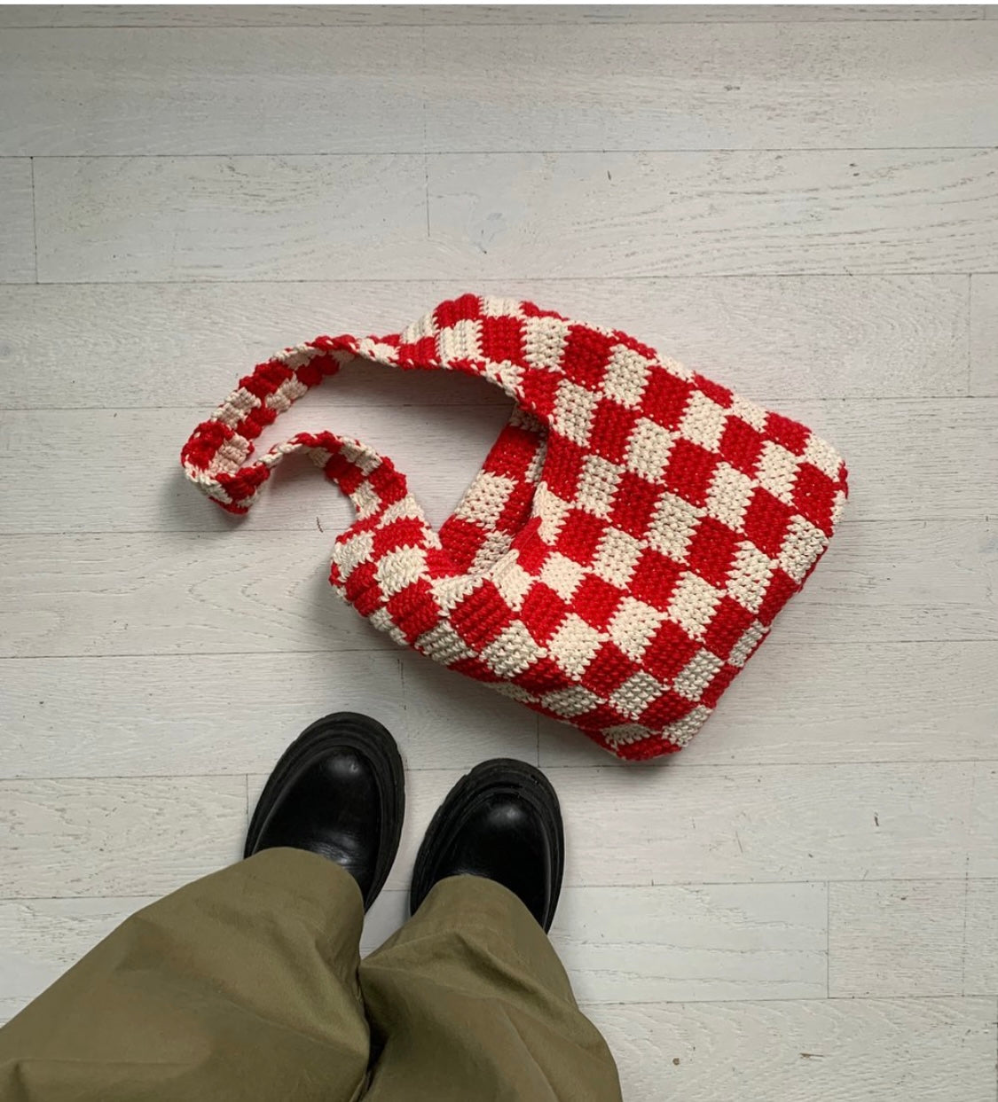 Chess checkered bag (L)