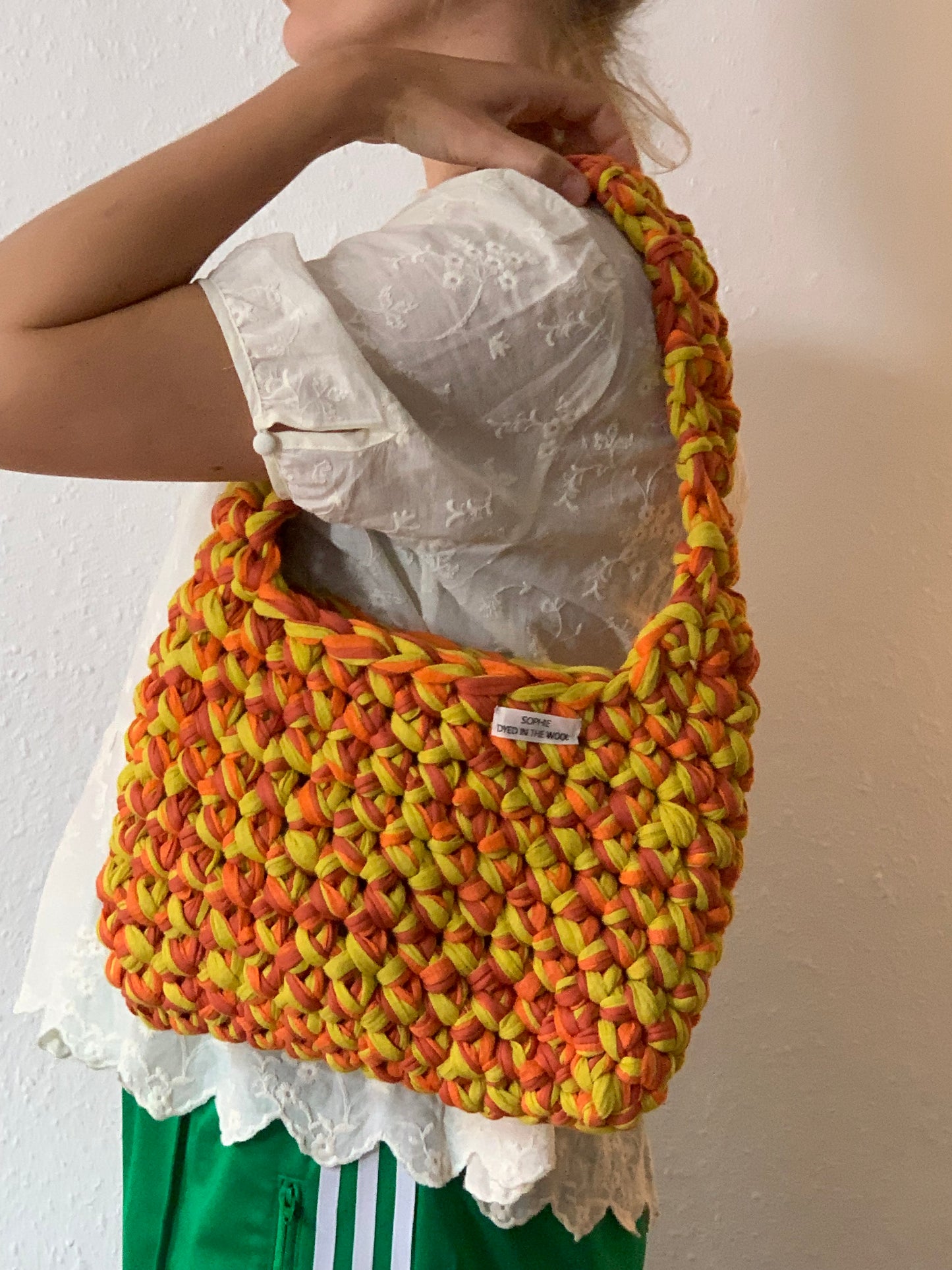 recycled yarn bag