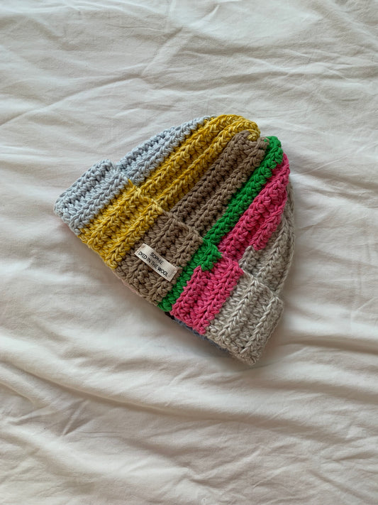 rainbow beanie