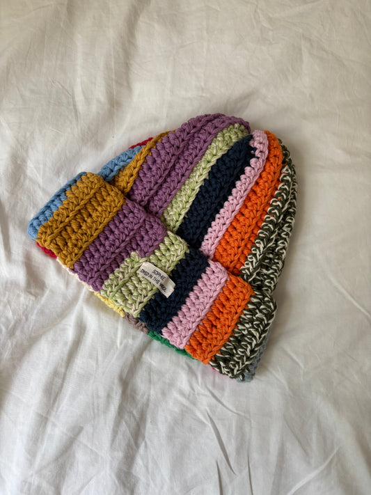 rainbow beanie