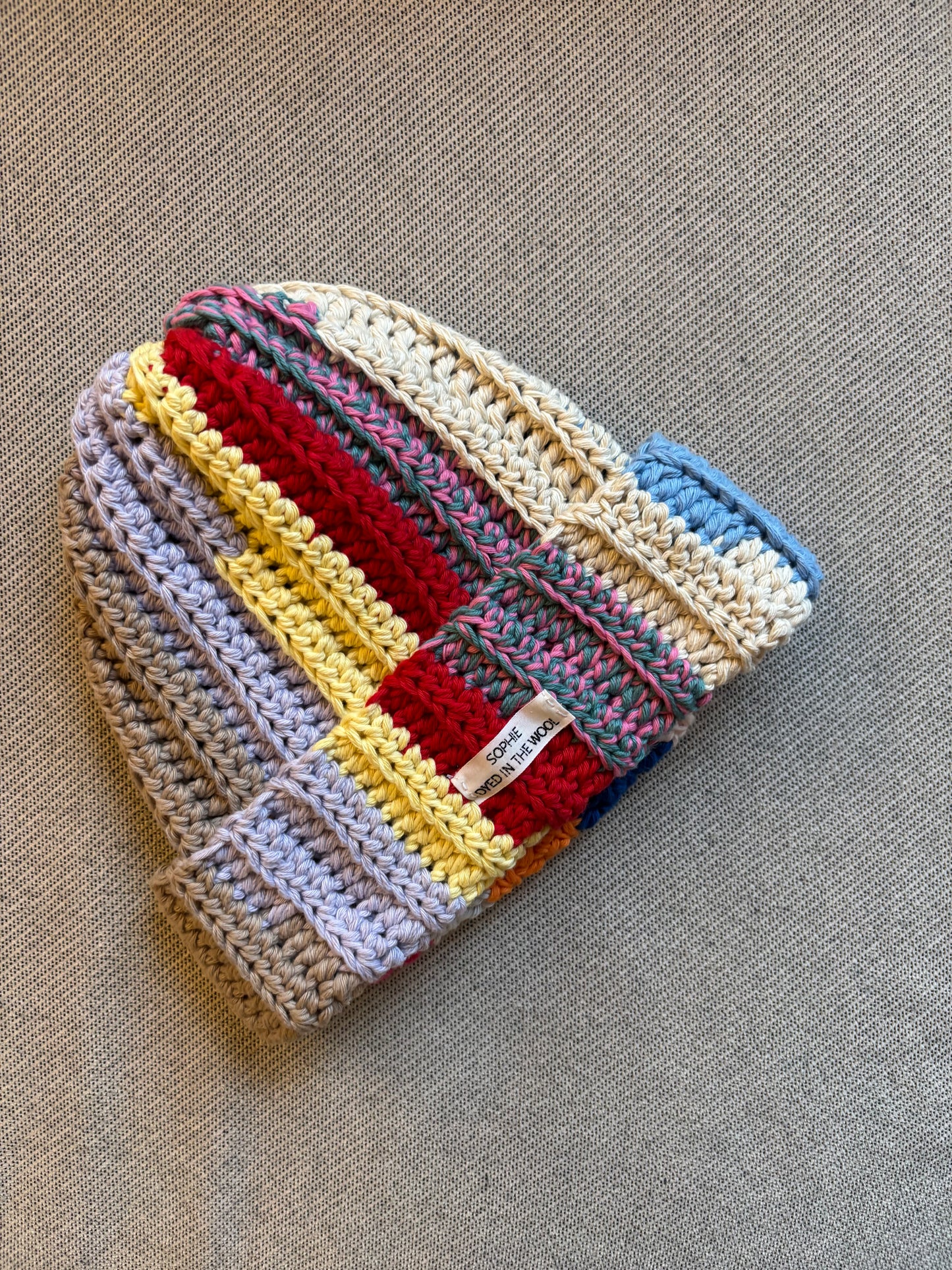 rainbow beanie