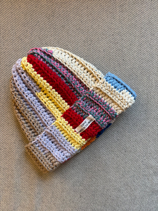 rainbow beanie