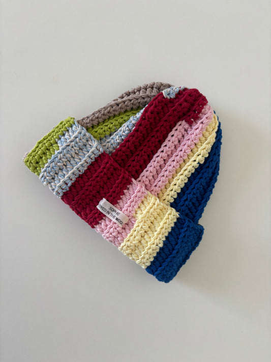 rainbow beanie