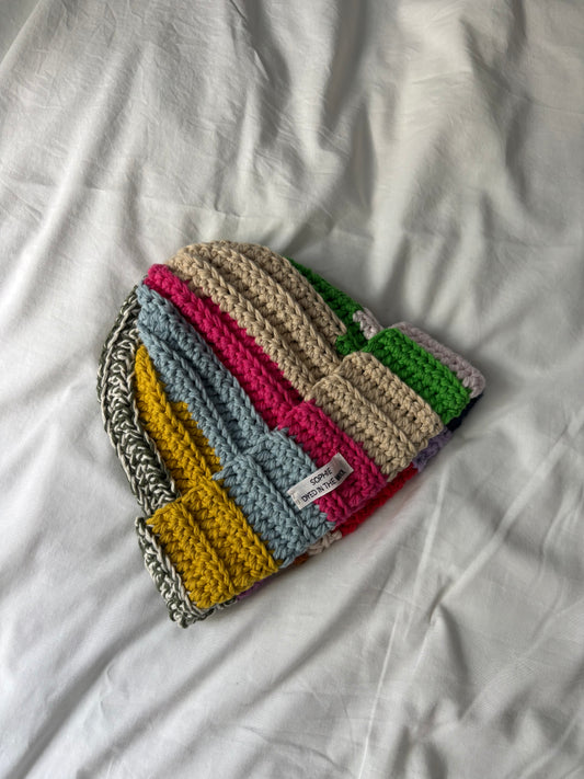 rainbow beanie