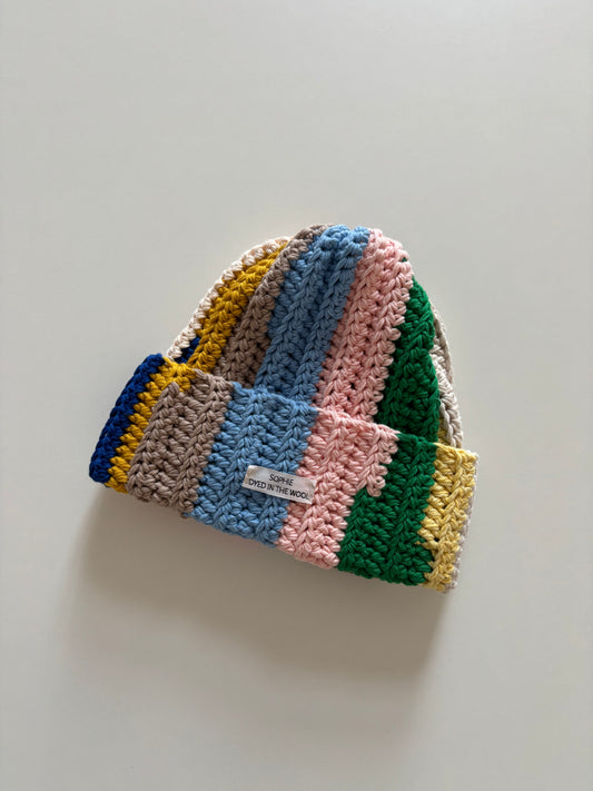 Rainbow beanie
