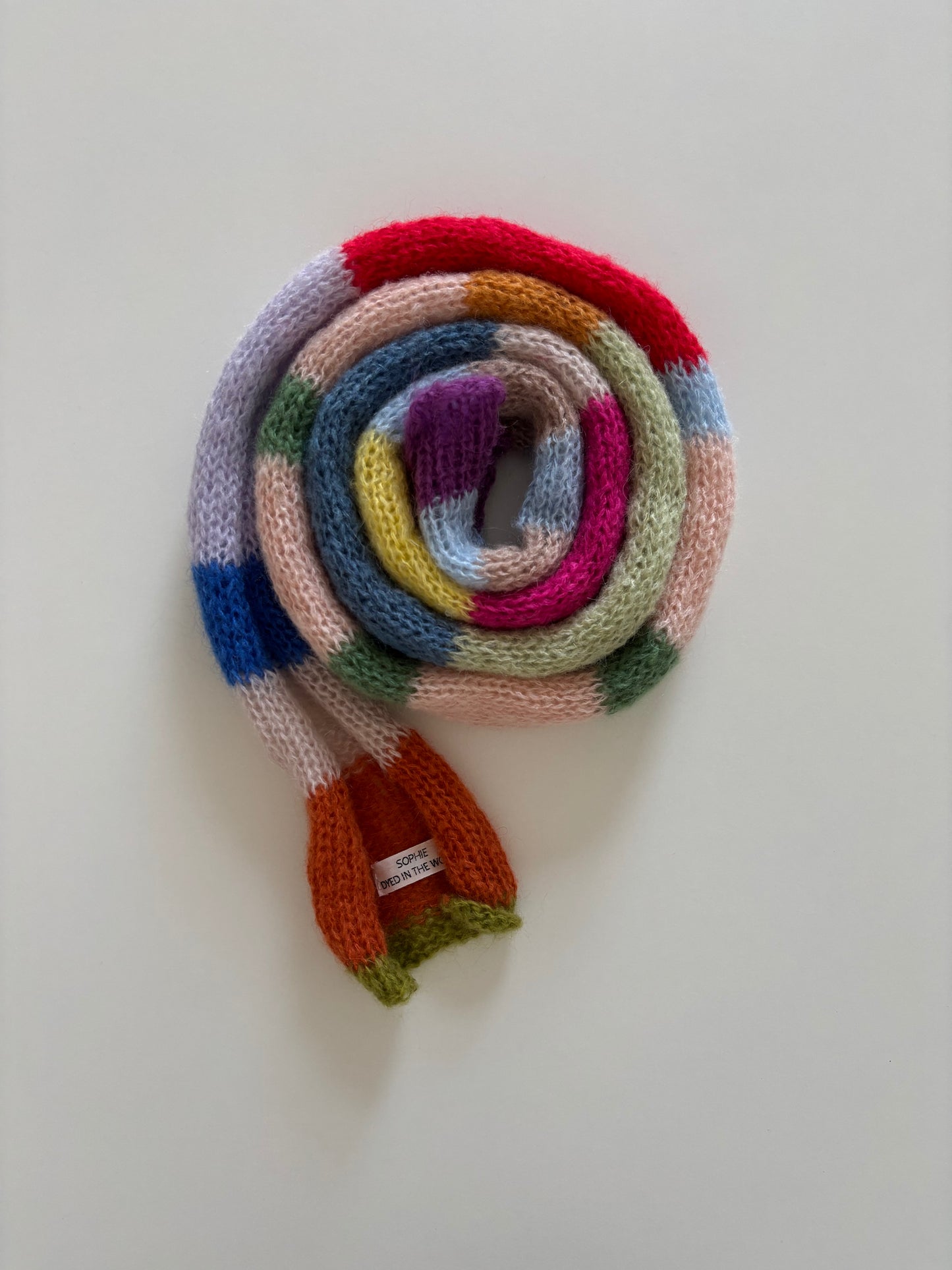 rainbow scarf
