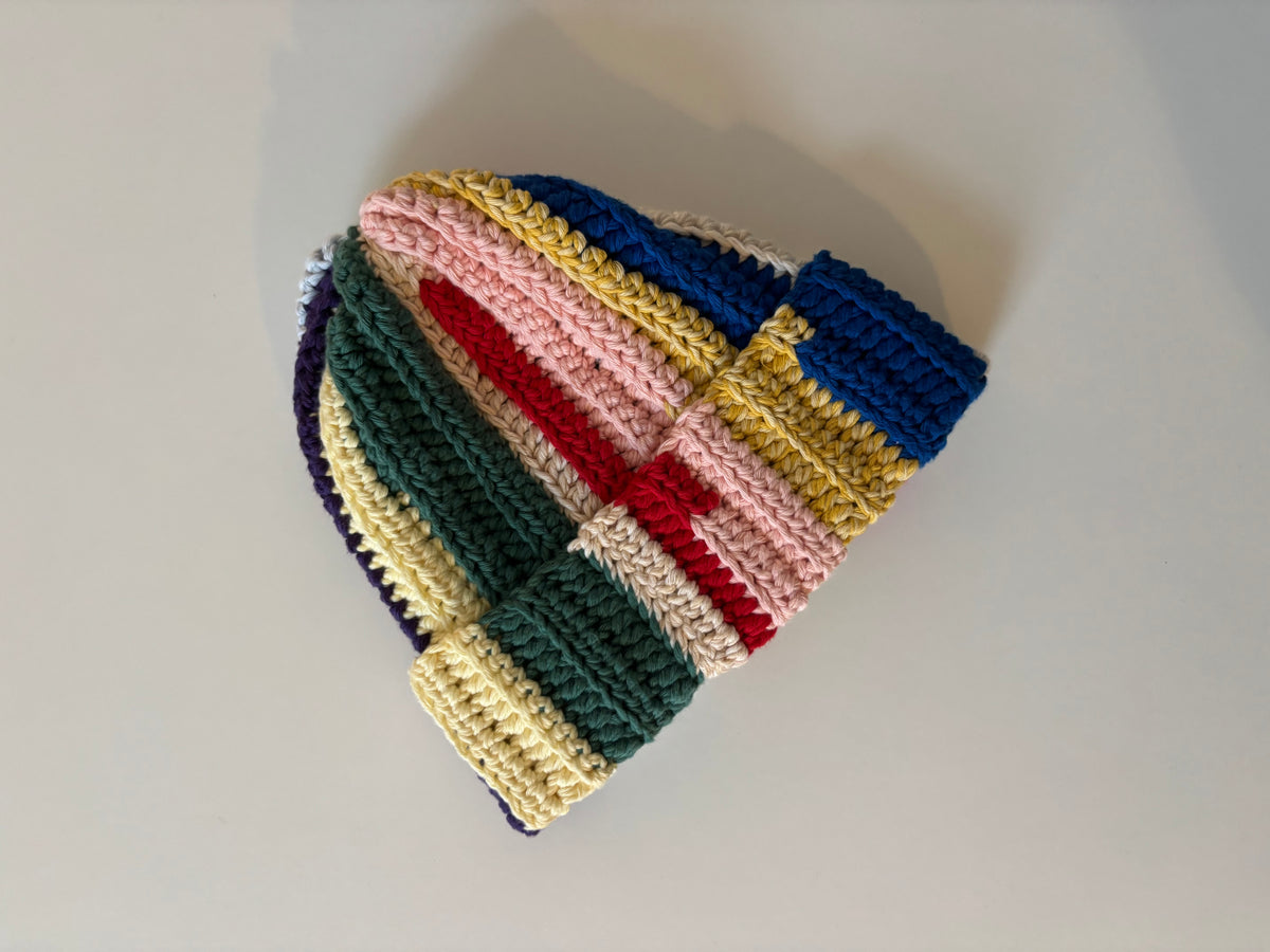 rainbow beanie