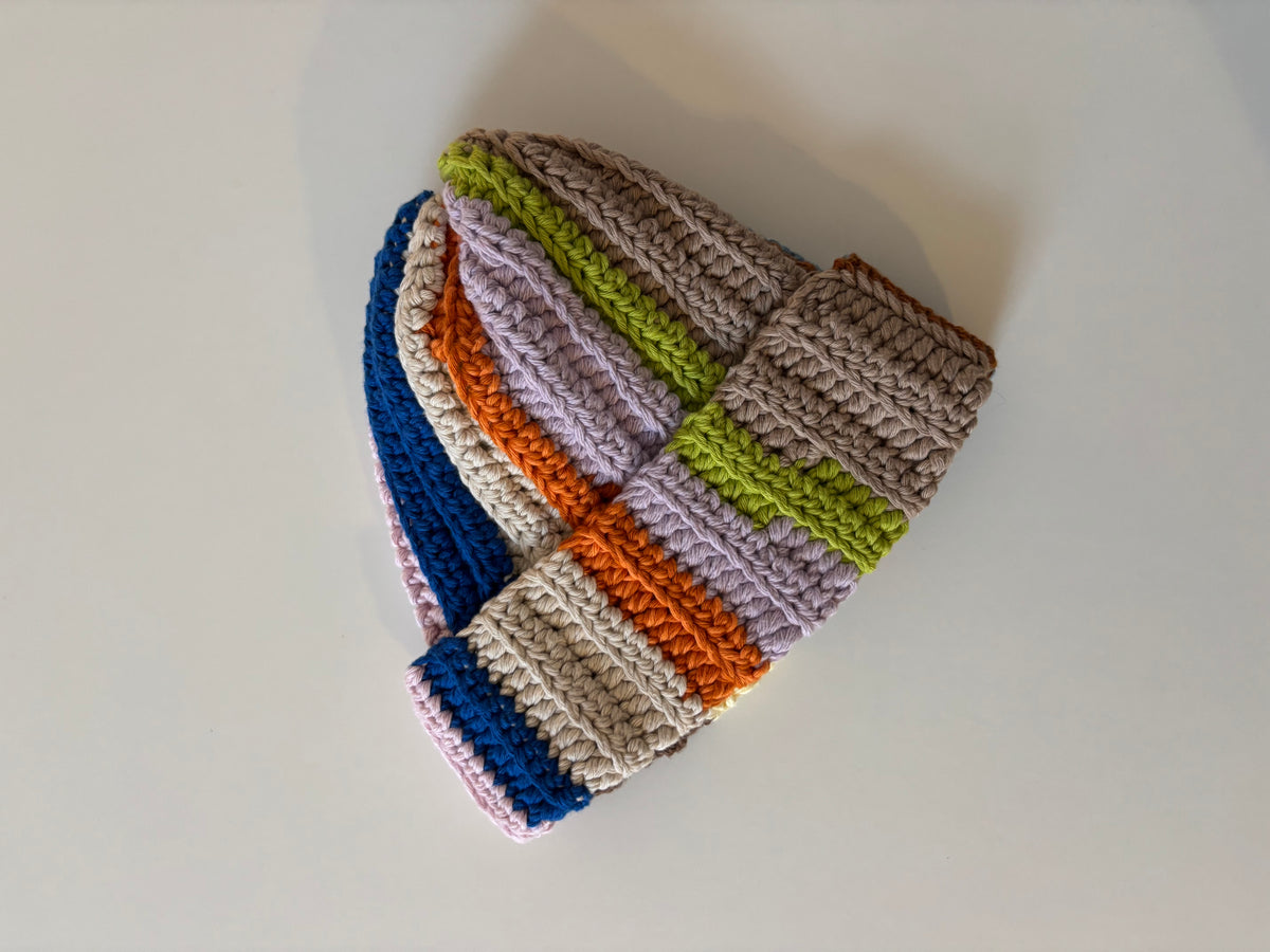 rainbow beanie