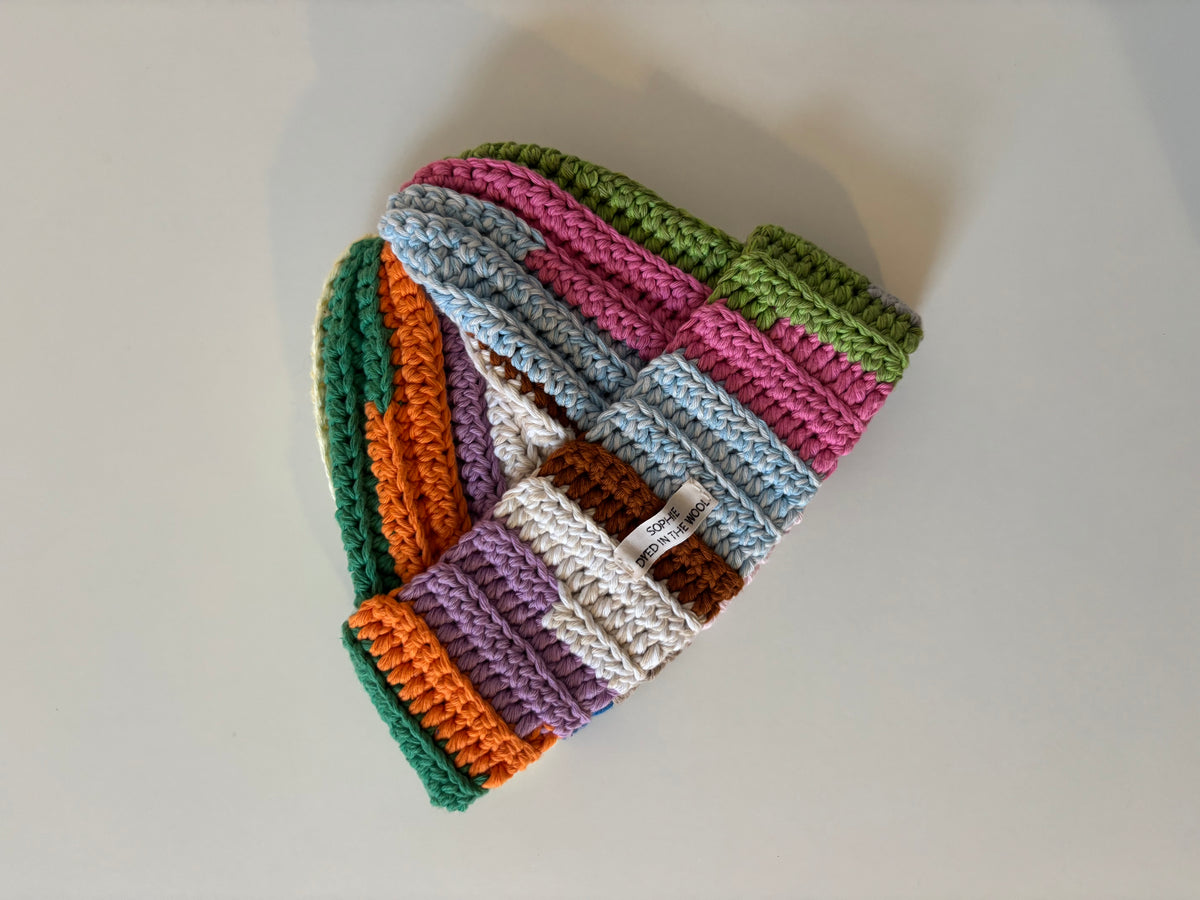 rainbow beanie