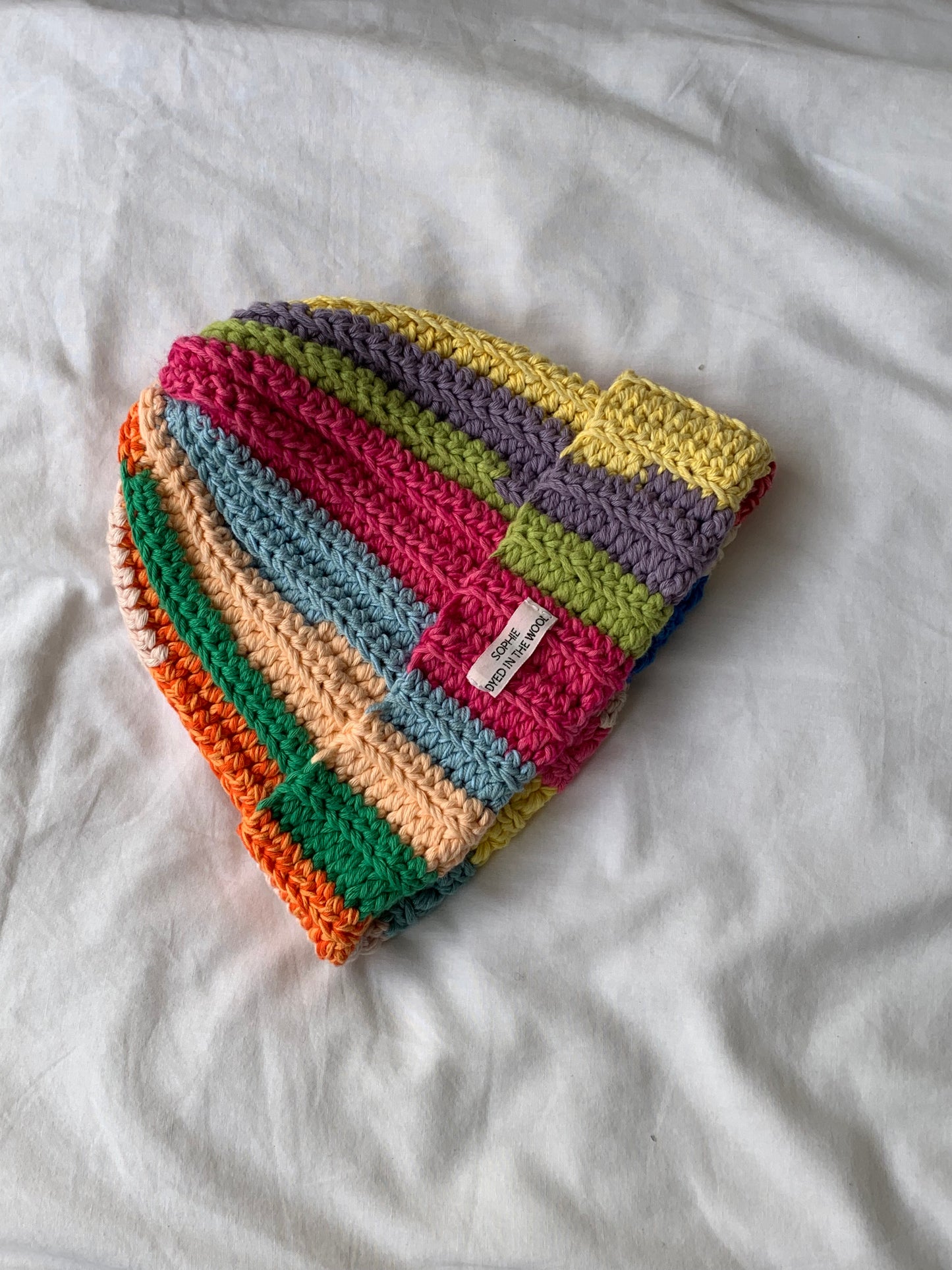 rainbow beanie