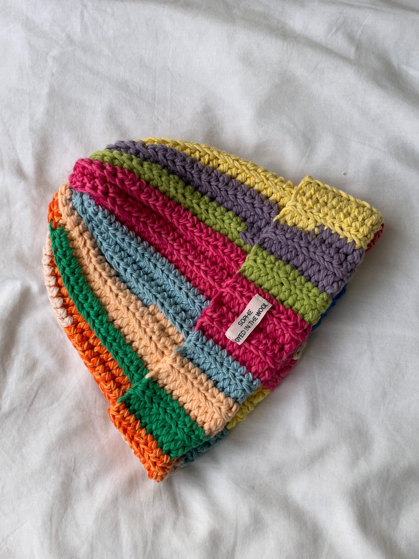 rainbow beanie