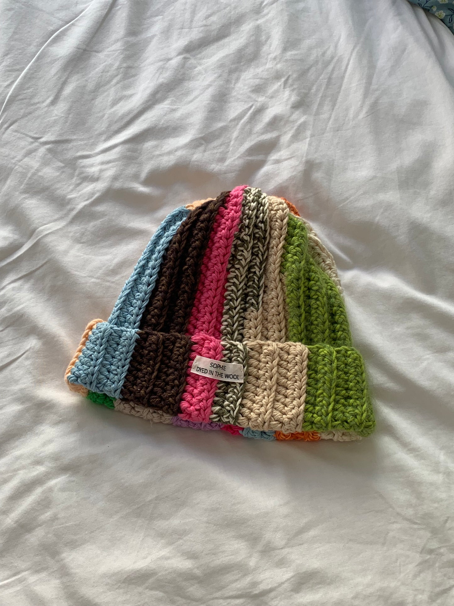 rainbow beanie